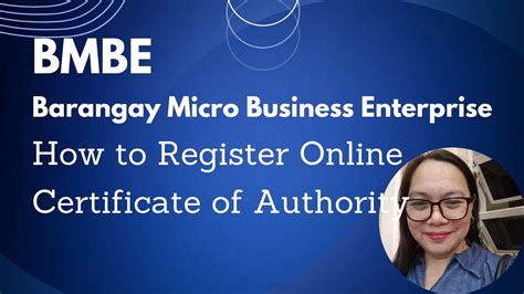 How to Register as a Barangay Micro Business .